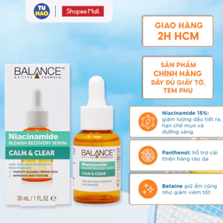 Tinh chất serum Balance Niacinamide 15% Active Formula Blemish giảm mụn 30ml