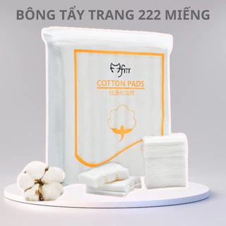 Bông tẩy trang Cotton Pads 3 lớp dày dặn 222 miếng