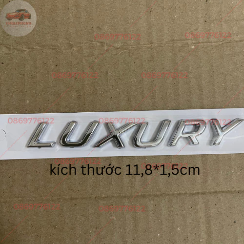Chữ Nổi Luxury dành cho xe cerato, k3, soluto và dòng Mazda như CX5, CX8, mazda3 và mazda6 - 16haiphong