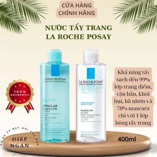 Nước Tẩy Trang La Roche-Posay Làm Sạch Sâu Dành Cho Da Dầu Mụn Và Da Thường, Da Nhạy Cảm - 400ML