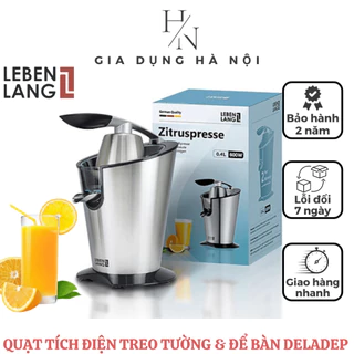 Máy Vắt Cam LBC388 LEBENLANG - Inox Cao Cấp Chống Gỉ - Công Suất 600W - Dung Tích 400ml - Bảo Hành 2 Năm