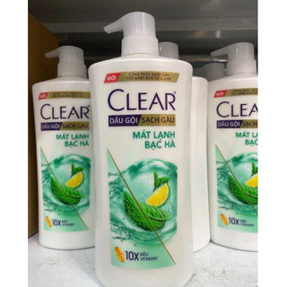 Dầu gội CLEAR mát lạnh bạc hà 630g