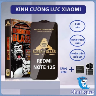 Kính cường lực Redmi note 12S Kingkong thế hệ mới full màn miếng dán bảo vệ màn hình điện thoại