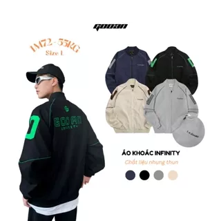 Áo Khoác Bomber Varsity Gooan Infinity Form Rộng