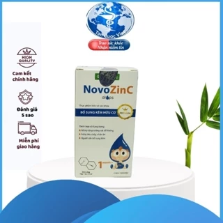 Novozinc kẽm hữu cơ nhỏ giọt cho bé giúp ăn ngon , tăng đề kháng