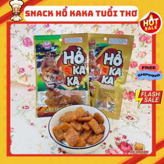 Thịt hổ kaka, snack miếng cay hổ kaka ăn vặt tuổi thơ, đồ ăn vặt 1k