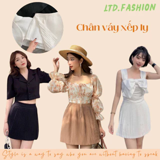 CHÂN VÁY XẾP LY NHỎ XẺ MỘT BÊN KÈM QUẦN - LTD.FASHION - A173