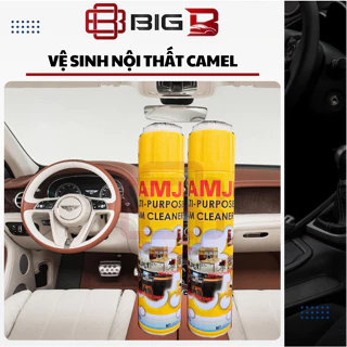 Chai Xịt Tẩy Vệ Sinh Nội Thất Ô Tô Dạng Bọt CAMEL FOAM CLEANER 650ml BIG B STORE