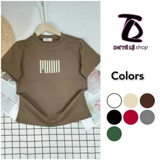 Áo Babytee Trơn Chữ Piano Nhiều Màu Tay Ngắn - Dư Tú Lệ Shop