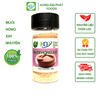 Muối hồng himalaya xay nhuyễn hũ 100g