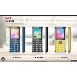 Điện thoại Masstel Izi 30 4G( LTE) , Gọi HD Call - Hàng chính hãng bảo hành 12 tháng