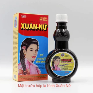 Xuân Nữ Bổ Huyết Vĩnh Quang chai 280ml Hỗ trợ điều hoà kinh nguyệt, đau bụng kinh, bệnh phụ khoa, bổ máu