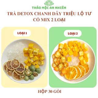 Trà detox chanh dây Triệu Lộ Tư ( Hộp 30 Gói) thanh nhiệt, mát gan, giải nhiệt cơ thể