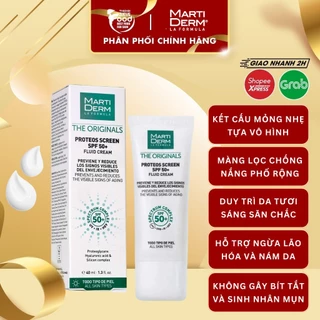 Kem Chống Nắng Phổ Rộng Martiderm The Originals Proteos Screen SPF50+ 40ml Thế Giới Skin Food