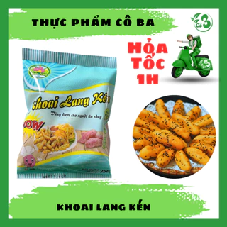 [ Hỏa Tốc 1H ] Khoai Lang Kén 250G Chiên Thơm Giòn Ngon- Ăn Vặt- Ăn Chay