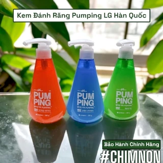 Kem Đánh Răng Pumping Perioe LG Hàn Quốc Trắng Răng Cam / Xanh