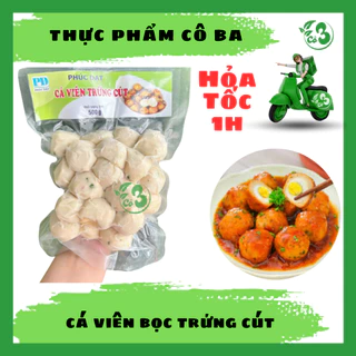 [ Hỏa Tốc 1H ] Cá Viên Bọc Trứng Cút 500G Phúc Đạt-  Ăn Vặt Bao Ngon