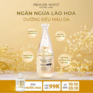 ( MUA 5 TẶNG 1 nước hoa 50 ml ) SERUM 3in1 SIÊU DƯỠNG CHỐNG LẴO HÓA PRINCESS WHITE CHÍNH H