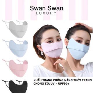 Khẩu Trang Vải 2 Lớp Siêu Chống Nắng Tia UV