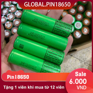 Pin18650 12 TẶNG 1 LG MJ1 2900mAh - 3.7v xả 20A tháo khối
