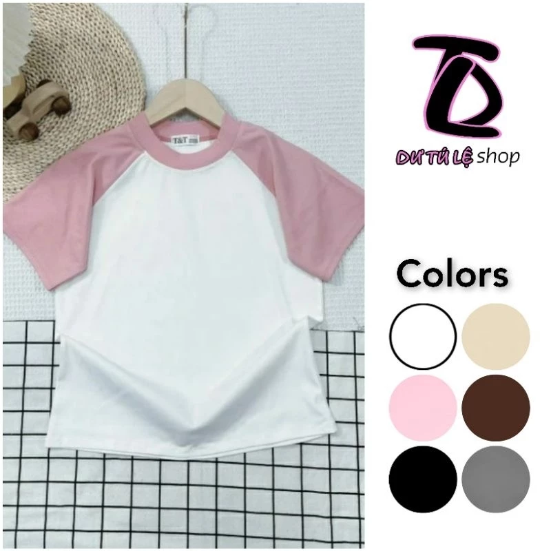Áo BabyTee Trơn Raplang 6 Màu  , áo thun trơn tay ngắn chất Borip 4 Chiều - Dư Tú Lệ Shop