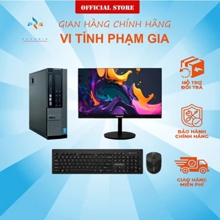 Máy tính để bàn 💥 CHÍNH HÃNG 💥 Máy tính Dell 7020/9020 core i5 4570 RAM 8GB/ SSD 256GB + MÀN HÌNH 22inch (new)