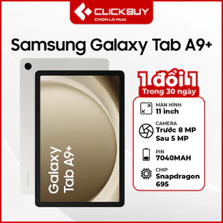 Máy tính bảng Samsung Galaxy Tab A9+ (wifi) 4GB 64GB - trọng lượng 480g, camera sắc nét, hiệu năng ổn định, màn hình lớn