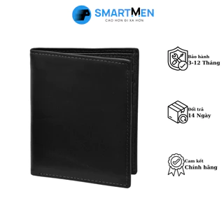 Ví cầm tay da bò dáng đứng SMARTMEN VD-05