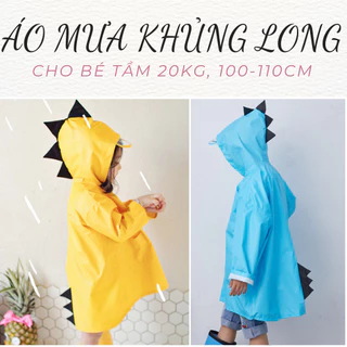 Áo mưa khủng long ngộ nghĩnh nhiều màu cho bé yêu