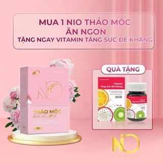 Nio Thảo Mộc Ăn Ngon, Tăng Cân Nio tặng kèm Vitamin tăng sức đề kháng