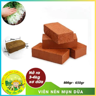 Đất nén dạng viên xơ dừa hữu cơ