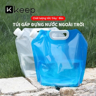 Túi đựng nước du lịch KEEP ngoài trời tiện lợi, Túi nước picnic mang đi nhỏ gọn, gấp gọn