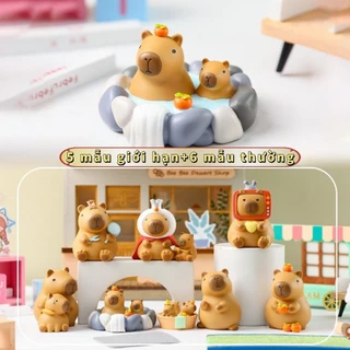 [🔥HOT🔥] CAPYBARA BỘ SƯU TẬP BỘ TRƯỞNG NGOẠI GIAO 1 blind box bất kì sưu tầm trưng bày để bàn laptop cute dễ thương mini