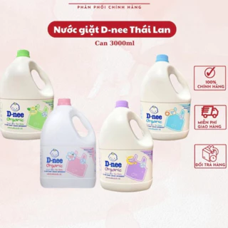 Nước giặt xả quần áo trẻ em Dnee 3000ml chính hãng nhập khẩu Thái Lan