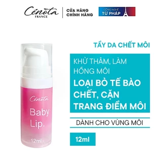 Gel Tẩy Da Chết Môi Cenota Baby Lip Khử Thâm, Làm Hồng Môi 12ml