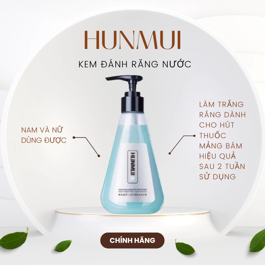 {hàng mới về}Kem Đánh Răng HUMUI -Làm Trắng Răng-Dành Cho Hút Thuốc Mảng Bám Hiệu Qủa 2 Tuần Sử Dụng