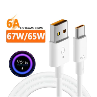 ( Xem Kỹ Mô Tả ) - Cáp Sạc Xiaomi Có 2 Loại ( Zin Chuẩn 6A Hỗ Trợ Sạc  Mi Charge Turbo Và Cáp Chỉ Hỗ Trợ Sạc )