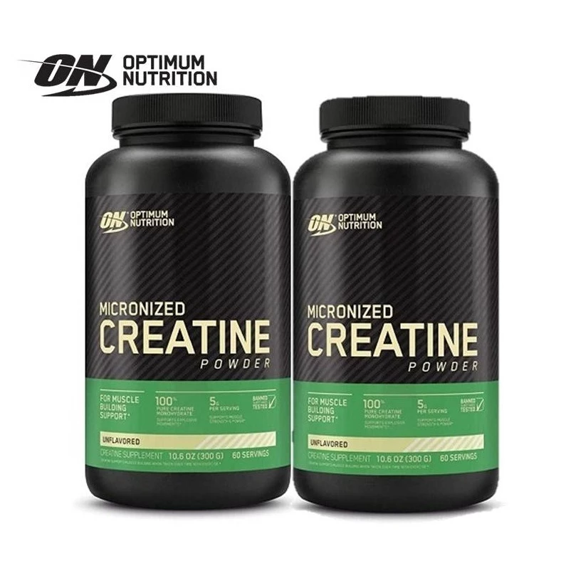 Set 2 hộp Optimum Nutrition Micronized Creatine Monohydrate Powder 300g