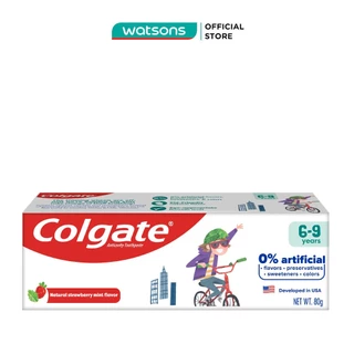 Kem Đánh Răng Colgate Ngừa Sâu Răng Dành Cho Trẻ Em 6-9 Tuổi Hương Dâu Bạc Hà 80g