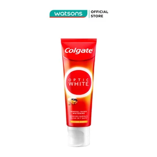 Kem Đánh Răng Colgate Optic White Vocalnic Mineral Khoáng Núi Lửa 100g