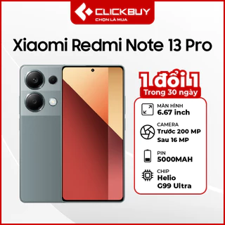 Điện thoại Xiaomi Redmi Note 13 Pro (4G) 8GB 128GB Chính Hãng -  màn hình full HD, camera 200MP, hiệu năng ấn tượng