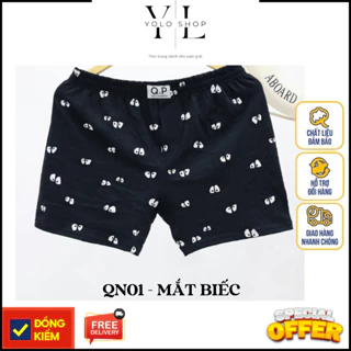 Quần đùi nam (BIGSIZE), quần ngủ cao cấp 100% cotton, quần thun thoáng mát.