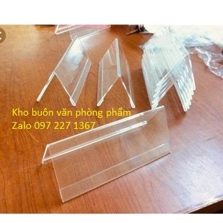 Kệ mica chức danh, bảng tên học sinh, menu mica chữ A 2 mặt, bảng giá, tên sản phẩm đủ size