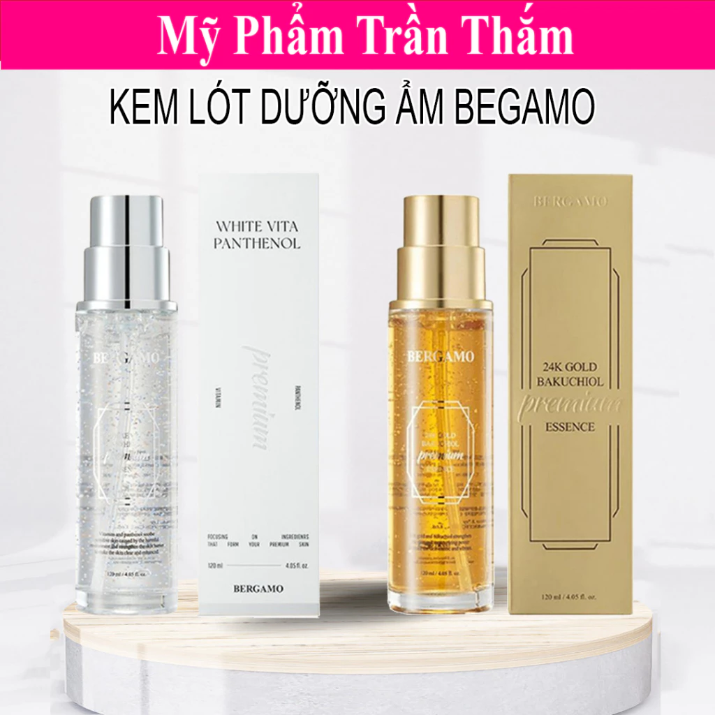 Kem Lót Dưỡng Ẩm Bergamo Chống Lão Hóa Da Dùng Bước Đầu Trước Khi Makeup