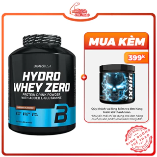 [GIÁ TỐT NHẤT] BIOTECH HYDRO WHEY ZERO 4LBS 1.8KG | Hỗ Trợ Tăng Cơ Giảm Mỡ