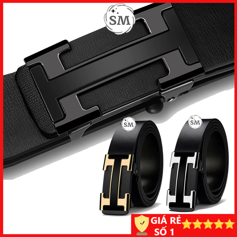 Thắt lưng nam da cao cấp Dây lưng nam chữ H Nịt da thời trang HĐP1