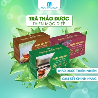 Trà thảo dược Thiên Mộc Diệp được sản xuất từ nguồn dược liệu hái tươi trên rừng về sấy lạnh khô, nghiền mịn và sao àng