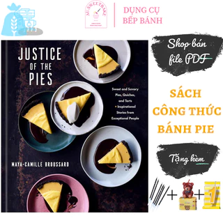 Sách - công thức bánh pie Justice of the Pies dạy làm bánh handmade nấu ăn hàng ngày thơm ngon ăn vặt Ausweetbake