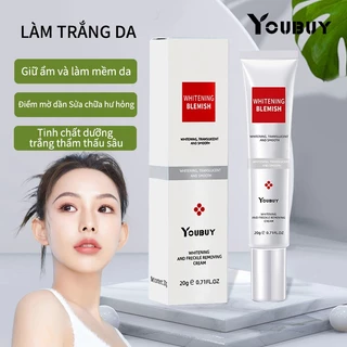 [Dùng thử miễn phí] YOUBUY Kem dưỡng trắng và tàn nhang 100% Original 20g Làm mờ vết thâm/Chloasma/Làm sáng da mặt