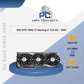 VGA CARD MÀN HÌNH MSI RTX 3060 Ti Gaming Z Trio 8G LHR - 2ND BẢO HÀNH 30D